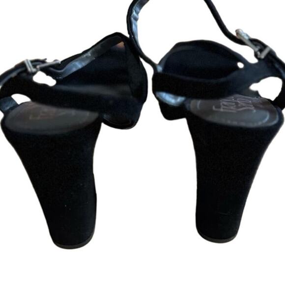Franco Sarto NWOB Damilis Platform Sandal Heels In Black Size 6.5 - Picture 6 of 7